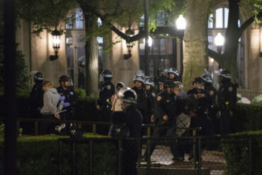 Politiet ryddede Hamilton Hall ved Columbia University