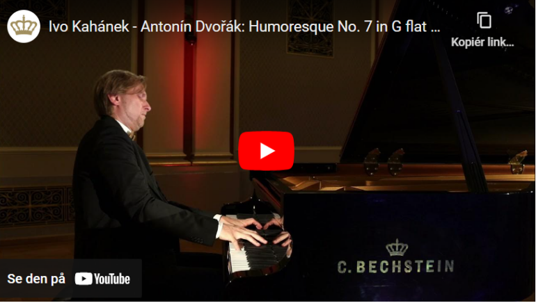 Mellemspil –  Antonín Dvořák: Humoresque nr. 7 i Gess-dur, op. 101 (1894).