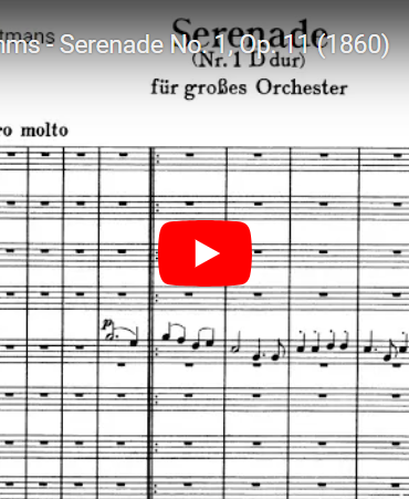 Mellemspil – Brahms: Serenade nr. 1 i D-dur op. 11 (1857-60).