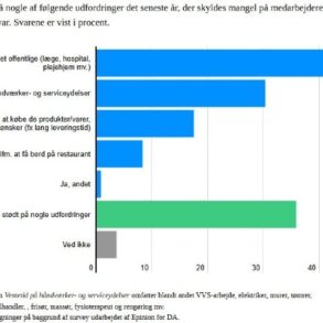 Den Korte Avis | Mange danskere oplever medarbejdermanglen i hverdagen