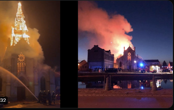 Endu en stor kirkebrand i Frankrig « Snaphanen.dk