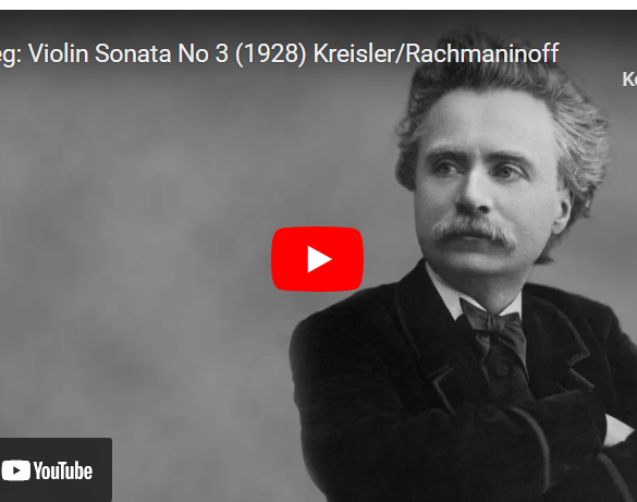 Mellemspil – Grieg: Fiolinsonate nr. 3 i c-moll op. 45 (1887).