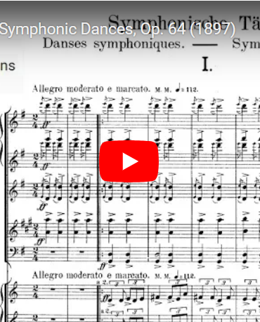 Mellemspil – Grieg:  Fire symfoniske danser op. 64 (1897).