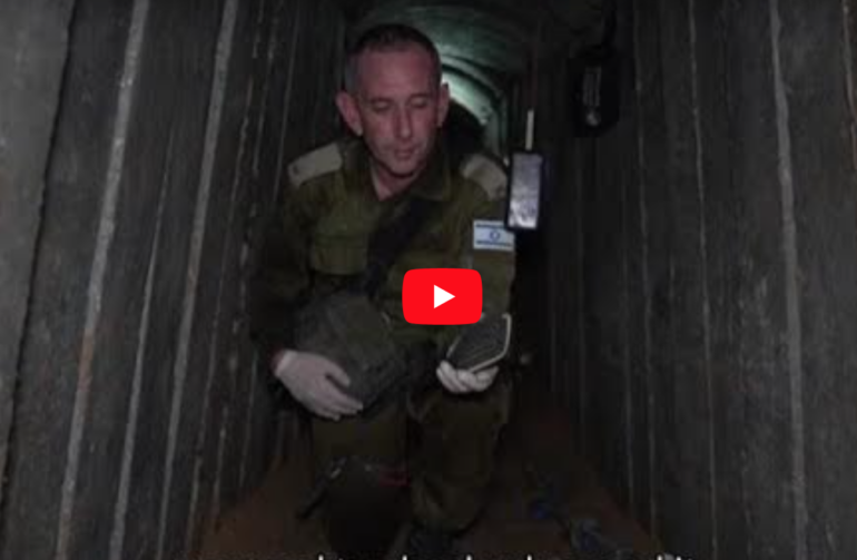 VIDEO: Her er tunnellen, hvor palæstinenserne myrdede uskyldige israelere – voldsomme billeder!