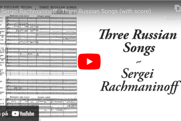 Mellemspil – Rakhmaninov: Tre russiske sanger op. 41 (1926).