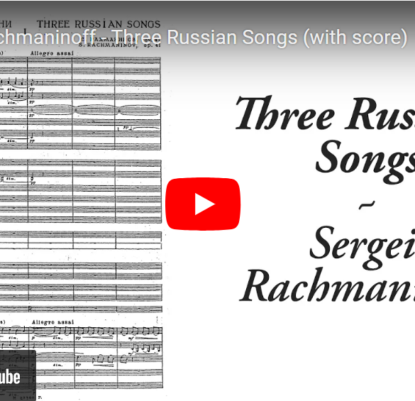 Mellemspil – Rakhmaninov: Tre russiske sanger op. 41 (1926).