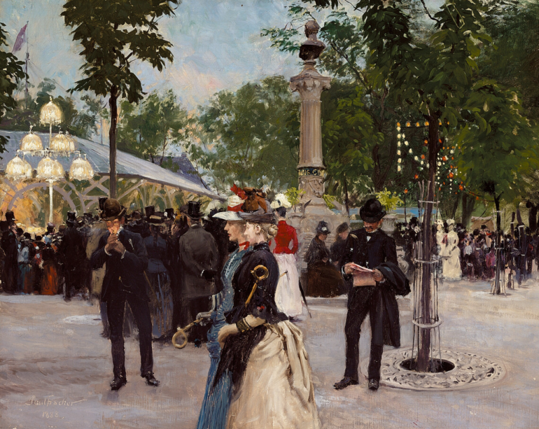 Sommeraften i Tivoli, København (1888).