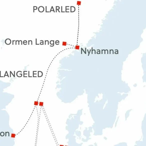 Kinesisk skib cirklede over norsk gasledning i en hel dag