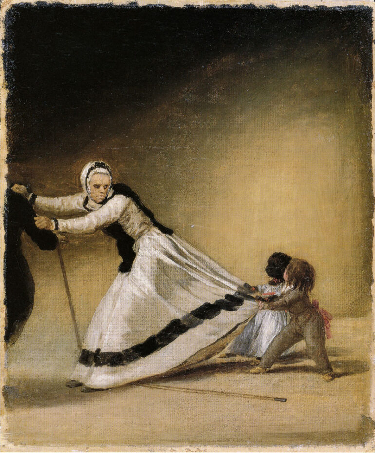 La Beata med barna Luis de Berganza og Maria de la Luz (c.1795).