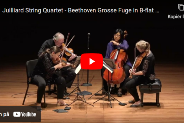 Beethoven: Grosse Fuge op. 133 (1825).