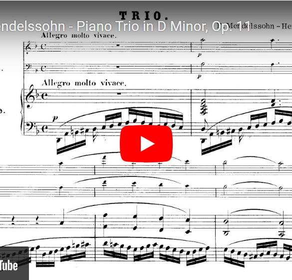 Mellemspil – Fanny Hensel: Trio i d-moll op. 11, utgitt 1850.