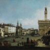 Piazza della Signoria i Firenze (1740).