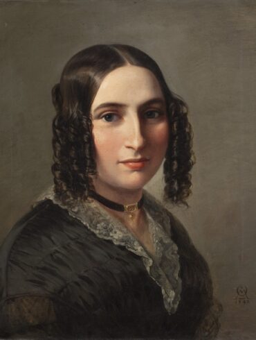 Portrett av Fanny Hensel, f. Mendelssohn-Bartholdy (1842).