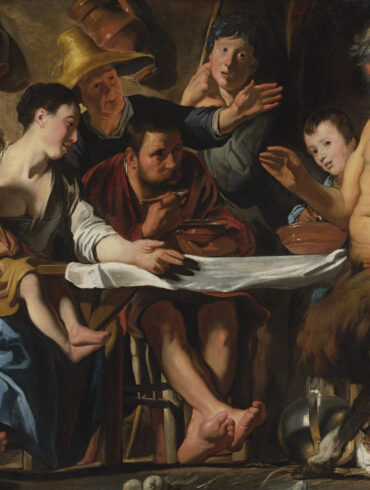 Satyr på besøk hos en bondefamilie (c.1620).