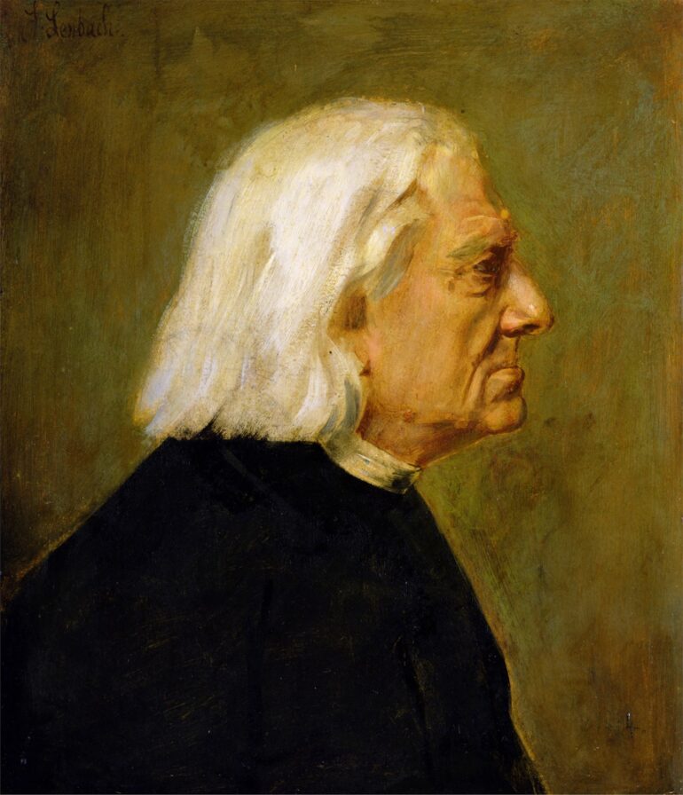 Komponist og pianist Franz Liszt (1884).