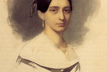 Portrett av Clara Josephine Wieck (1840).