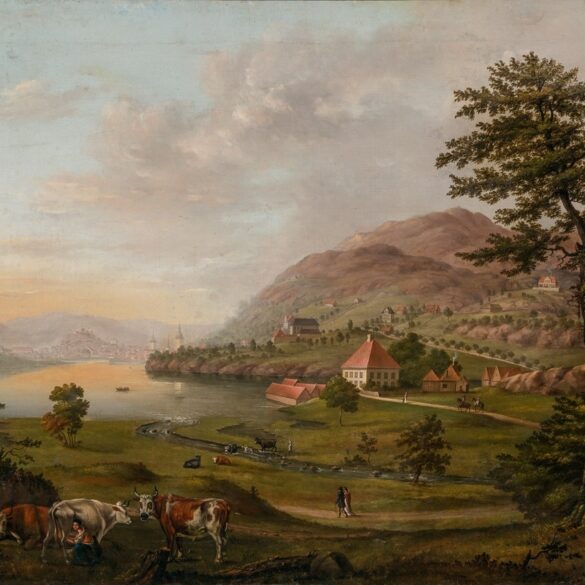 Bergen sett fra Møllendahl (1812).