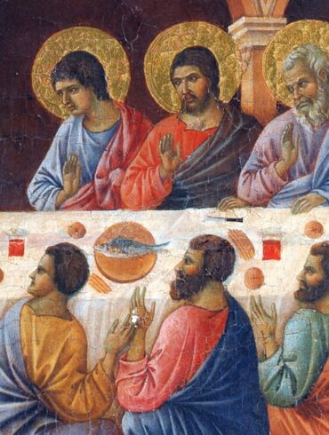 Jesus viser seg for de elleve etter sin oppstandelse (c.1308-11).