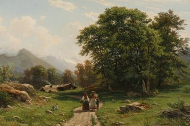 Sveitsisk landskap (1866).