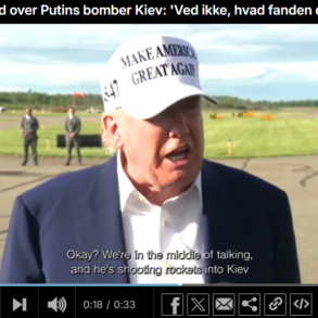 Den Korte Avis | Trump angriber Putin: ‘Han er blevet fuldstændig skør – det kan føre til Ruslands undergang’