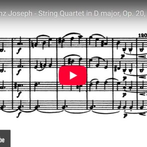 Haydn: Strykekvartett op. 20 nr. 4 i D-dur (1772).
