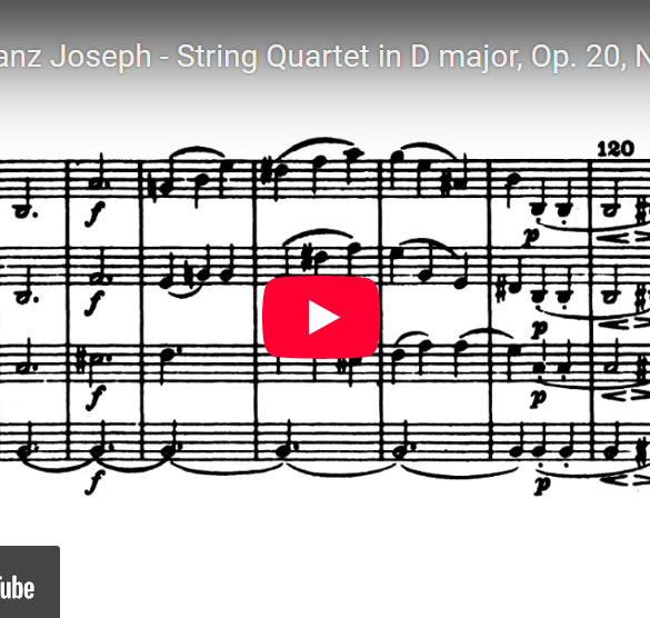 Haydn: Strykekvartett op. 20 nr. 4 i D-dur (1772).