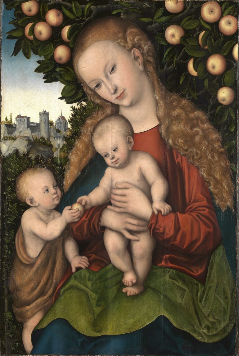 Maria med Jesusbarnet og den unge Johannes Døperen (c.1535)