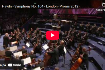 Mellemspil – Haydn: Symfoni nr. 104 i D-dur (1795).