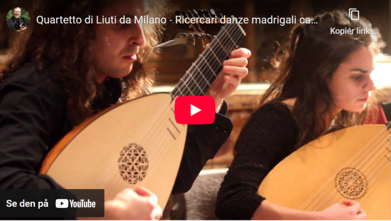 Mellemspil – Italiensk luttkvartettkonsert.