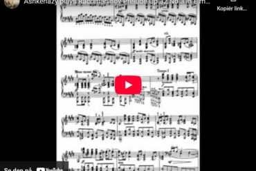 Mellemspil – Rakhmaninov: Preludium op. 32 nr. 3 i E-dur (1910).