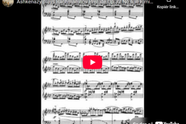 Mellemspil – Rakhmaninov: Preludium op.32 nr. 6 i f-moll (1911).
