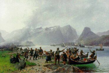 Sinclairs landing i Romsdal 1612 (1876).