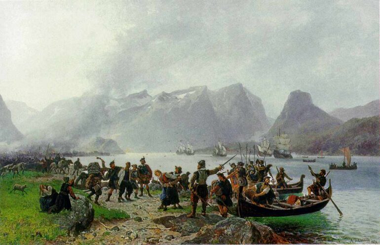 Sinclairs landing i Romsdal 1612 (1876).