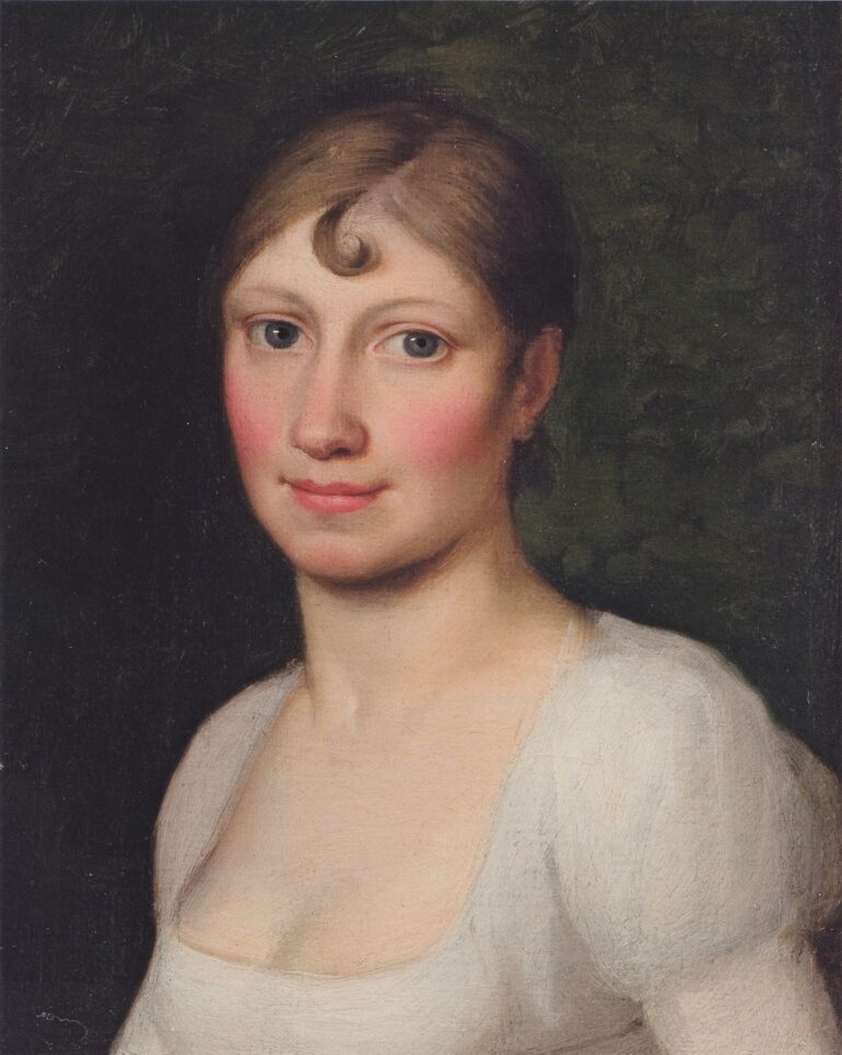 Christine Rebekka Eckersberg, f. Hyssing, Kunstnerens første Hustru (1809).