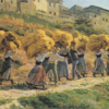 Italienske Kvinder bærer Korn (1884).