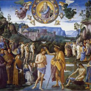 Jesu dåp i Jordan (c.1483).