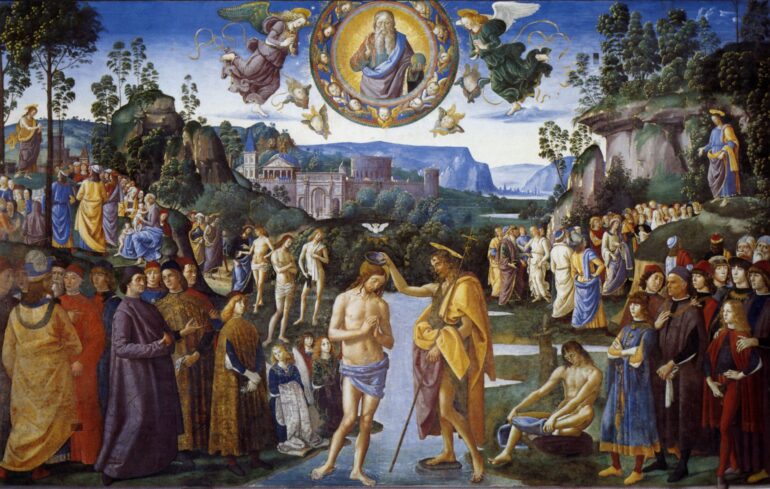 Jesu dåp i Jordan (c.1483).