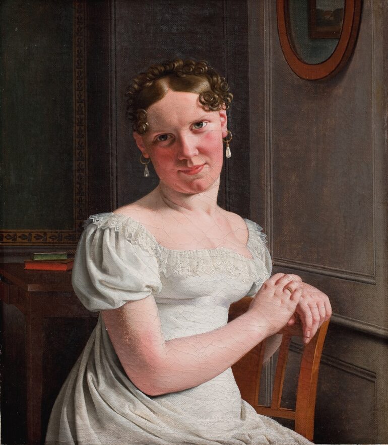 Julie Eckersberg, f. Juel, Kunstnerens anden Hustru (1817).