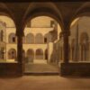 Klostergården i S. Maria in Aracoeli (1815).