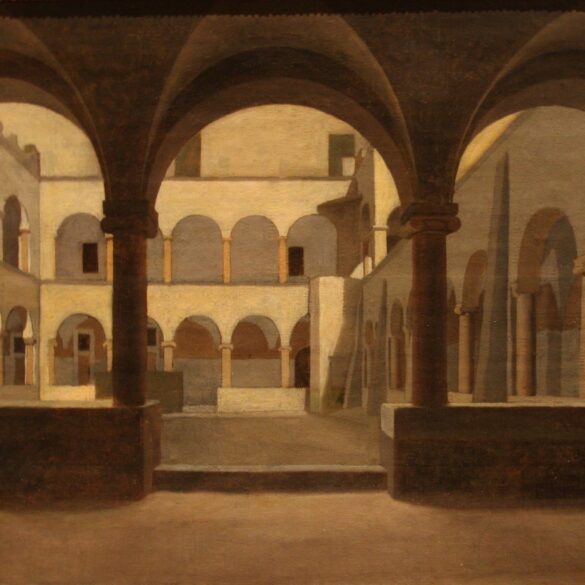 Klostergården i S. Maria in Aracoeli (1815).