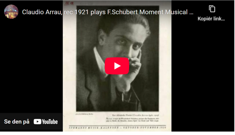 Mellemspil – Schubert: Moment musical op. 94 nr, 3 i f-moll