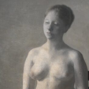 Sittende akt (1889).
