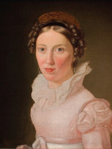 Susanne (Sanne) f. Juel, Kunstnerens tredje Hustru (1823).