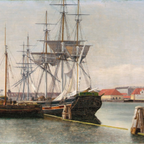 Udsigt fra Wilders Plads. Studie (1832).