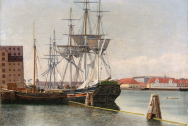 Udsigt fra Wilders Plads. Studie (1832).