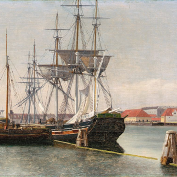 Udsigt fra Wilders Plads. Studie (1832).