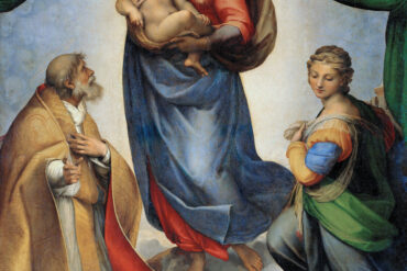 Den sixtinske madonna (c.1512-14).