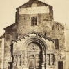 Fasaden av St. Trophime i Arles (1851).