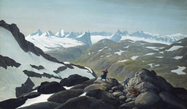 Fra Jotunheimen. Hurrungene (1837).