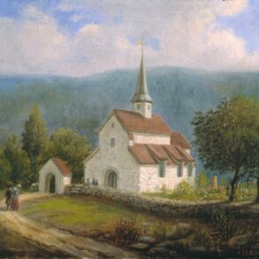 Gamle Aker kirke (1853).